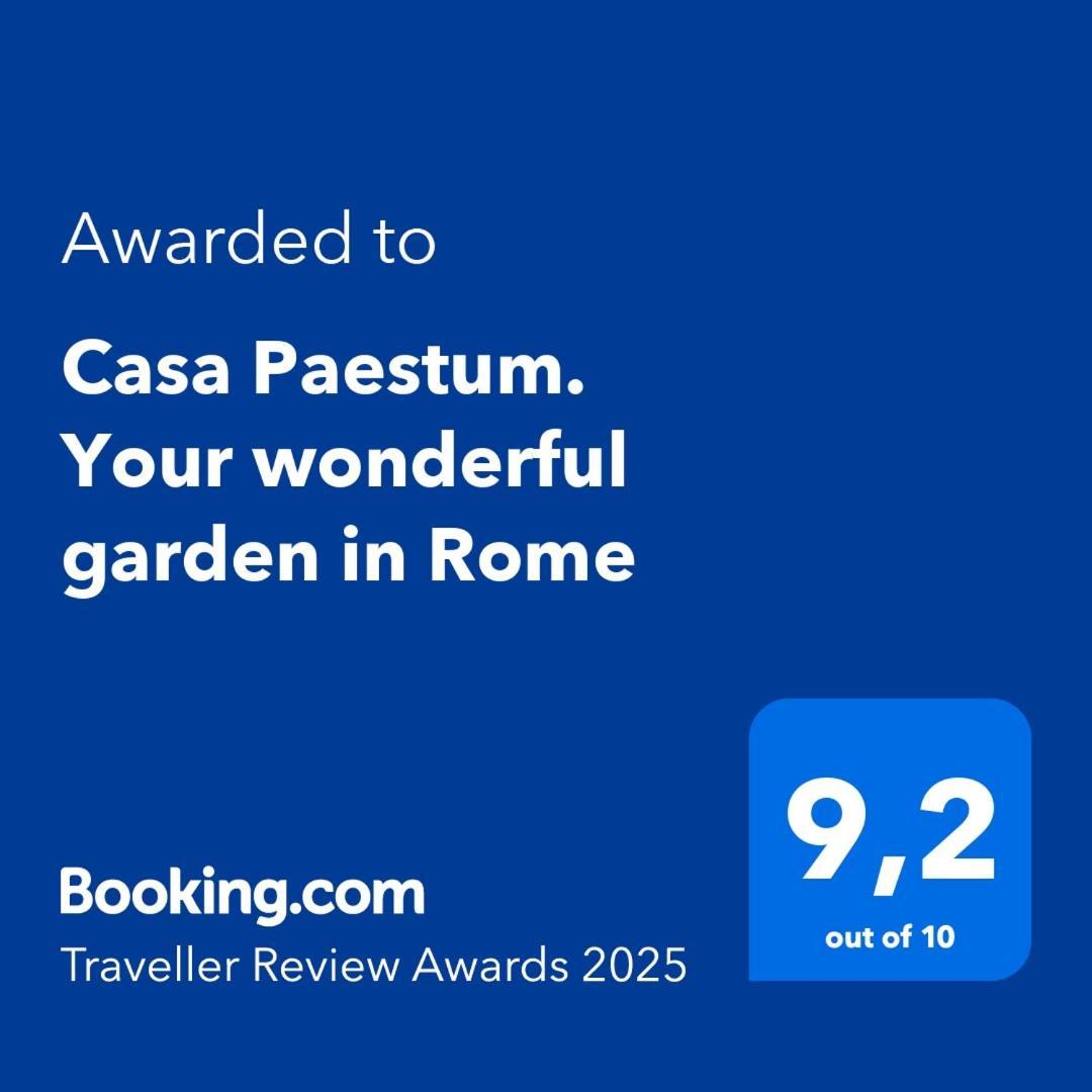 Casa Paestum. Your Wonderful Garden In רומא מראה חיצוני תמונה